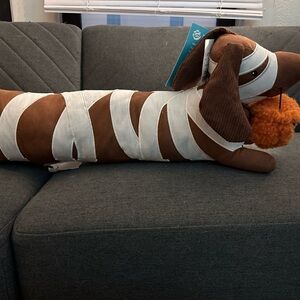 Humane Society Halloween Dachshund Mummy Pillow